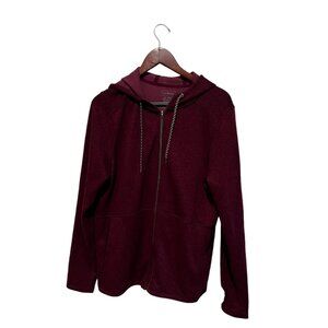 L.L. Bean Burgundy Women’s Fall Sweatshirt Jacket Hoodie Zip Up XL